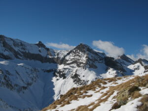 Gerbats y Gela desde el collado de l'Aiguillette